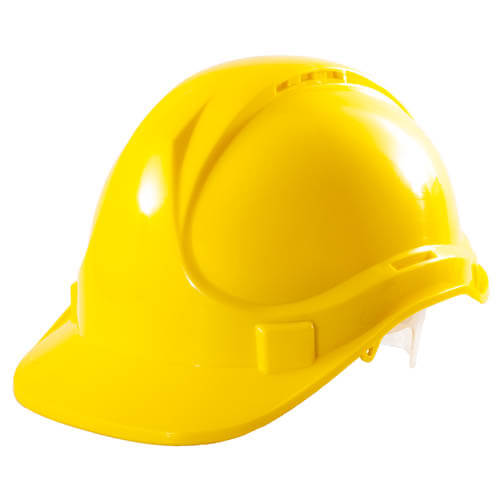 yellow safety hard hat